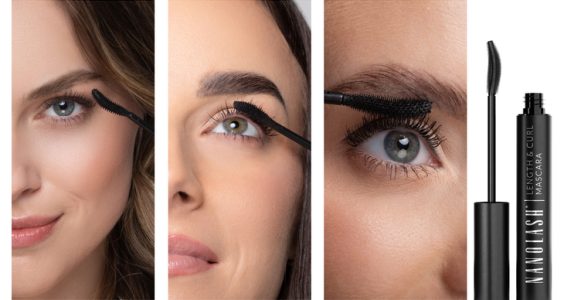 maquillaje con rímel nanolash - efectos
